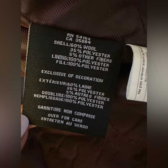 Cole Haan Signature Men's Wool Melton Stand Collar Jacket with Patch Pockets XL - Picture 12 of 14